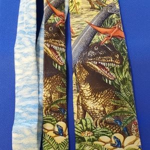 Lands' End Retro Dinosaur Tie